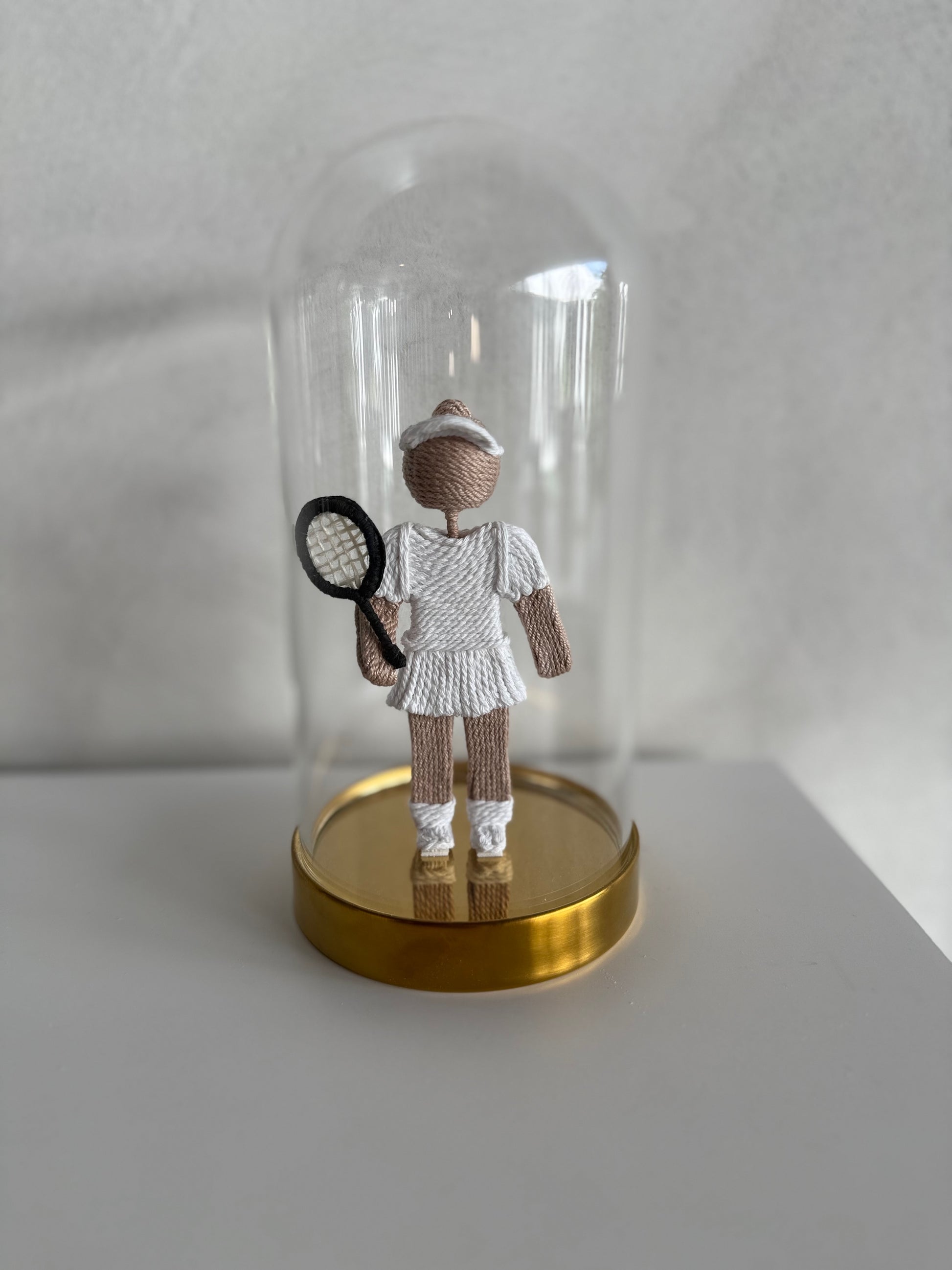 Tennis Player Figurine