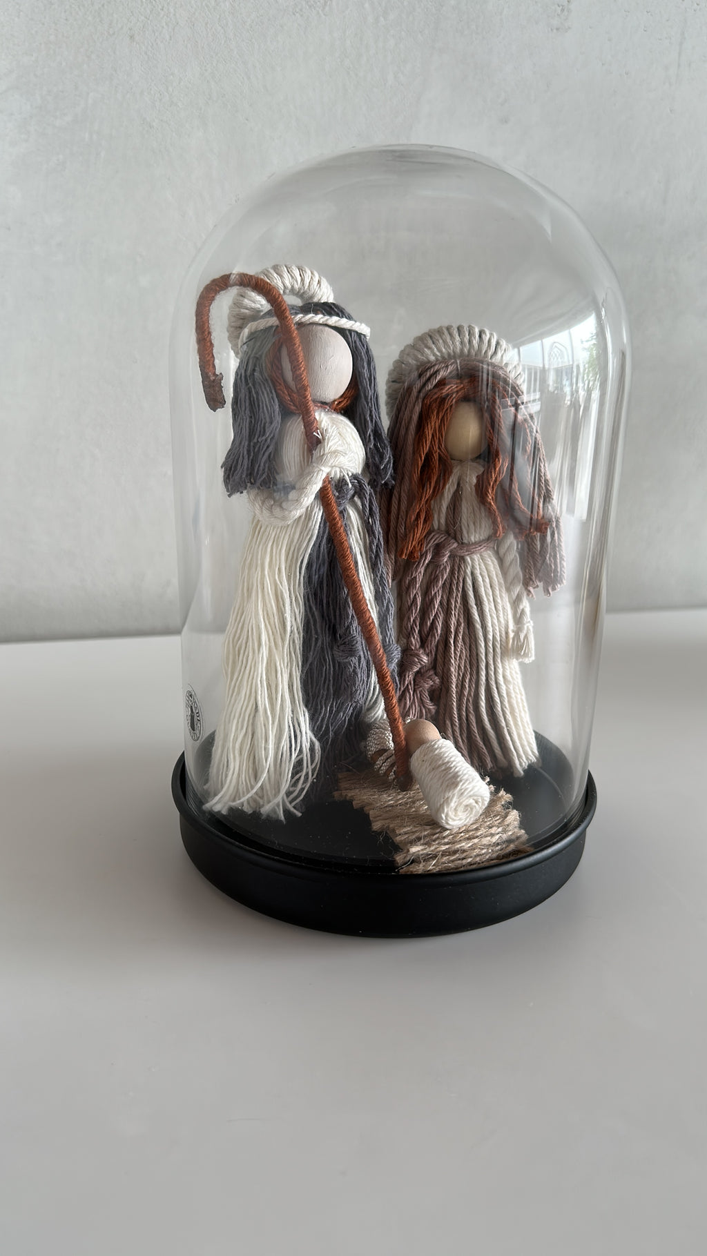 Holy Family in Glass Dome