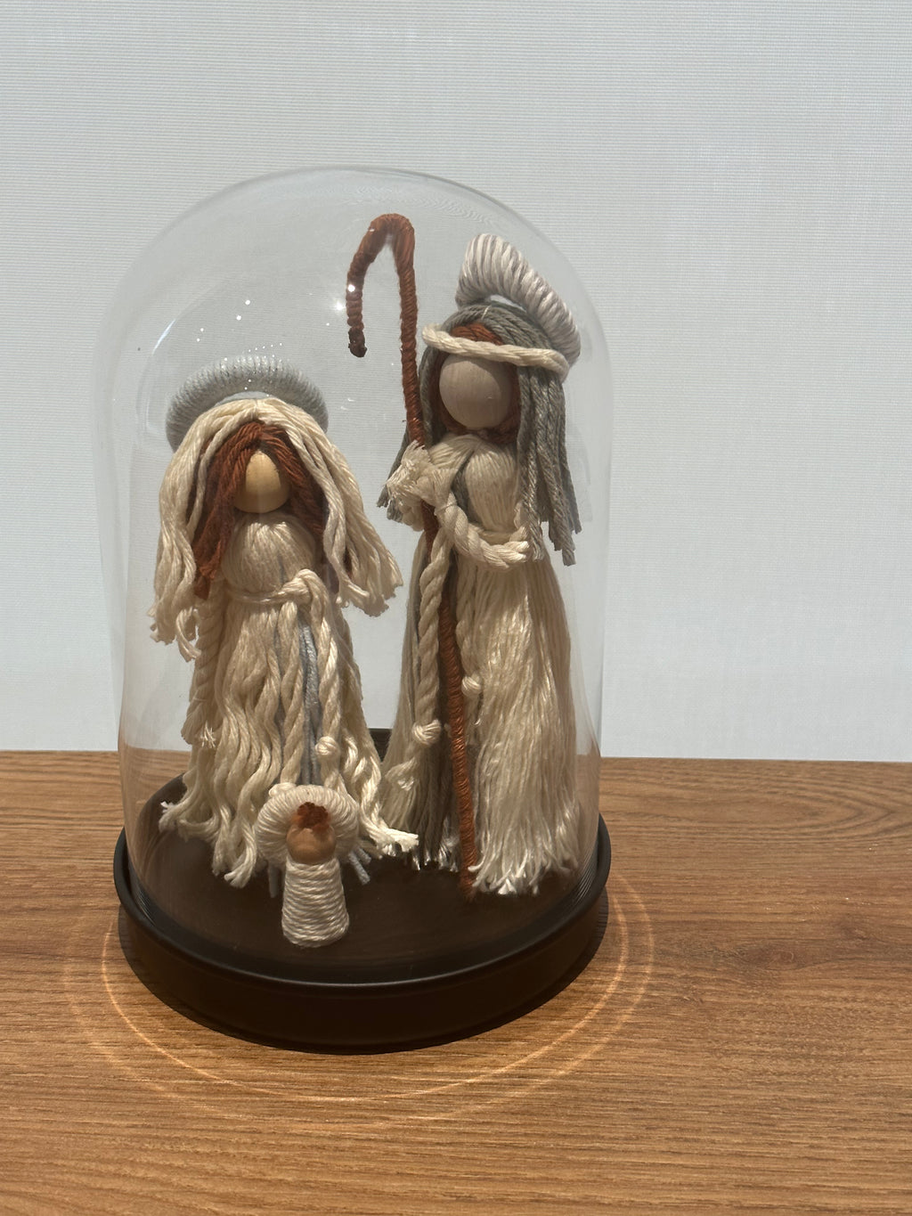 Holy Family in Glass Dome