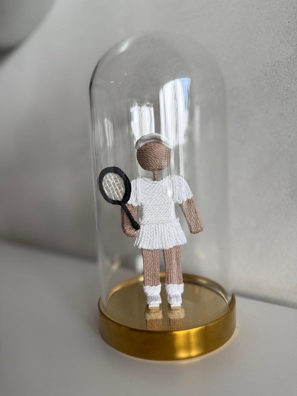 Tennis Player Figurine