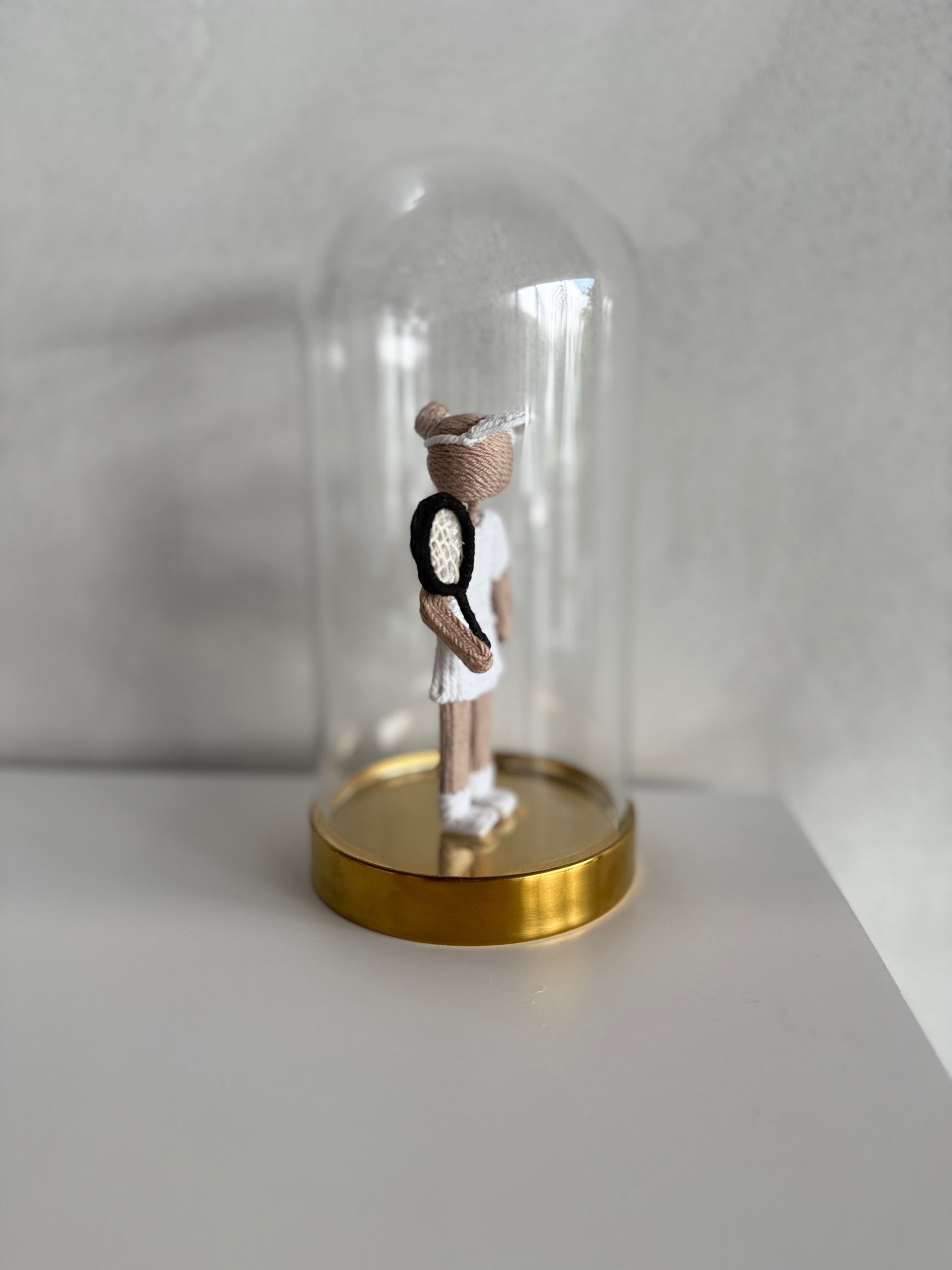 Tennis Player Figurine