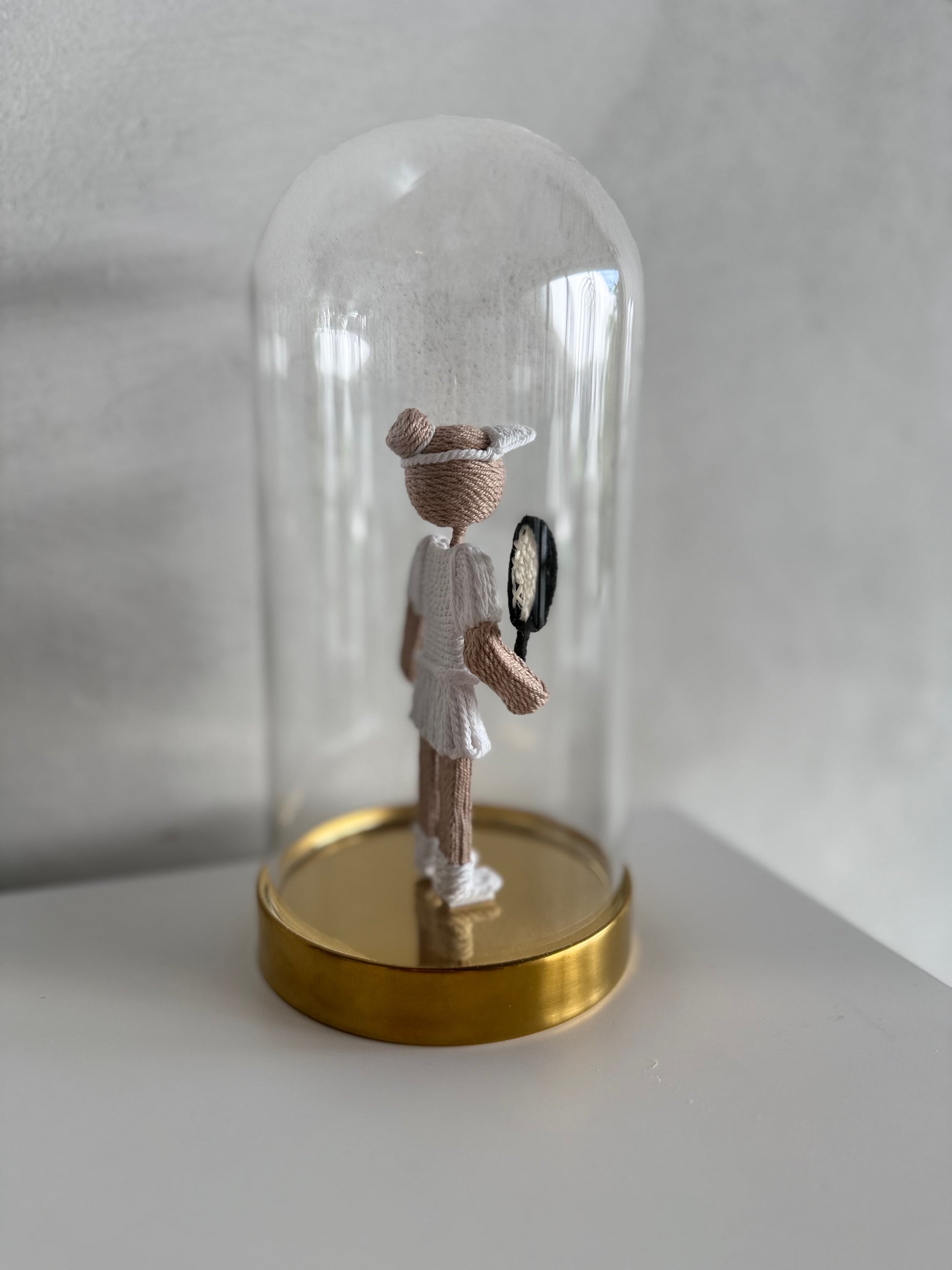 Tennis Player Figurine