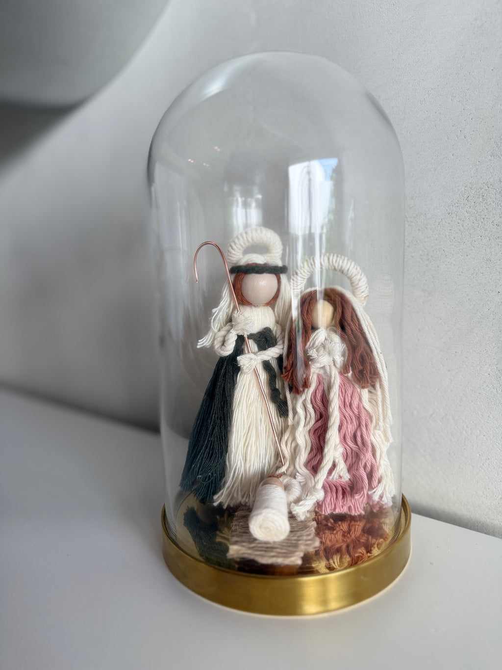 Holy Family in Glass Dome