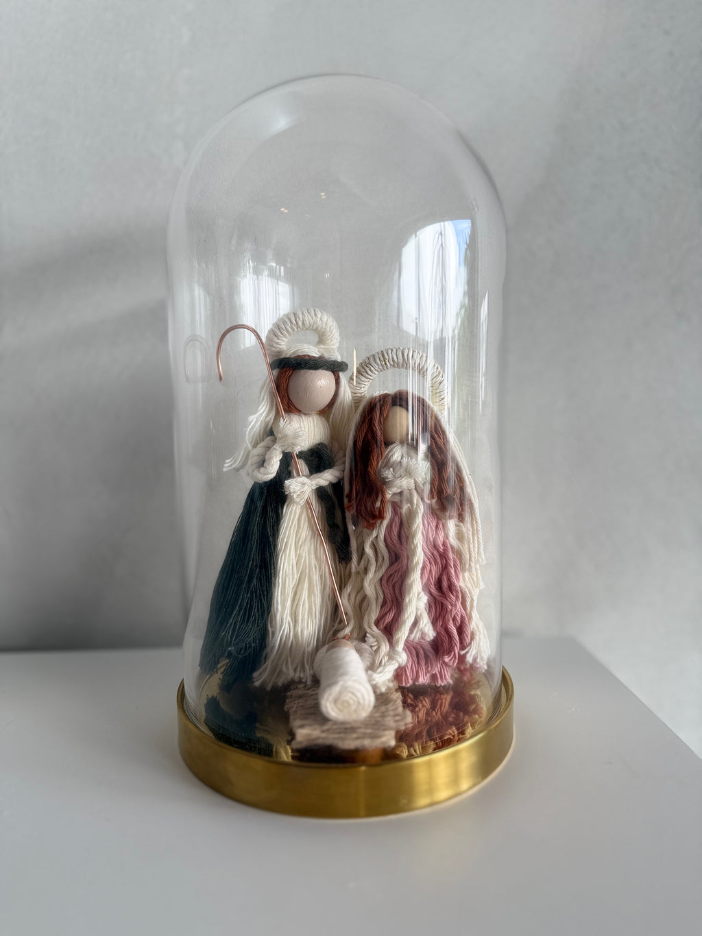 Holy Family in Glass Dome