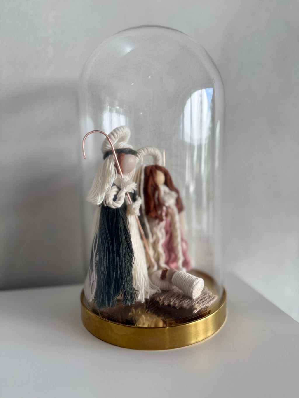 Holy Family in Glass Dome