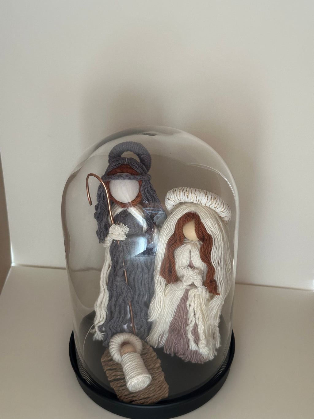 Holy Family in Glass Dome